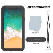 Cargar imagen en el visor de la galería, iPhone X Waterproof IP68 Case, Punkcase [Clear] [StudStar Series] [Slim Fit] [Dirtproof] (Color in image: pink)
