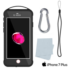 Cargar imagen en el visor de la galería, iPhone 8+ Plus Waterproof Case, Punkcase ALPINE Series, Black | Heavy Duty Armor Cover (Color in image: light green)
