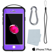 Cargar imagen en el visor de la galería, iPhone 8+ Plus Waterproof Case, Punkcase ALPINE Series, Purple | Heavy Duty Armor Cover (Color in image: teal)
