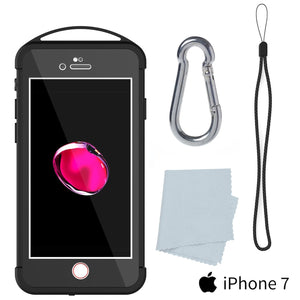 iPhone 8 Waterproof Case, Punkcase ALPINE Series, Black | Heavy Duty Armor Cover (Color in image: light green)
