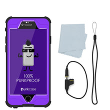 Load image into Gallery viewer, iPhone 6S+/6+ Plus Waterproof Case, PUNKcase StudStar Purple w/ Attached Screen Protector | Warranty (Color in image: light green)
