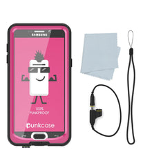 Cargar imagen en el visor de la galería, Galaxy Note 5 Waterproof Case, Punkcase StudStar Pink Shock/Dirt/Snow Proof | Lifetime Warranty (Color in image: red)
