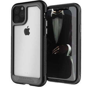 ATOMIC SLIM 3 for iPhone 11 / XI  - Military Grade Aluminum Case [Black] (Color in image: Black)