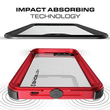 Cargar imagen en el visor de la galería, iPhone 8+ Plus Waterproof Case, Ghostek® Atomic 3.0 Teal Series (Color in image: Red)
