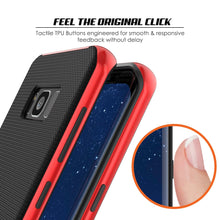 Load image into Gallery viewer, Galaxy S8 PLUS Case, PunkCase [Stealth Series] Hybrid 3-Piece Shockproof Dual Layer Cover [Non-Slip] [Soft TPU + PC Bumper] with PUNKSHIELD Screen Protector for Samsung S8+ [Red] (Color in image: Grey)
