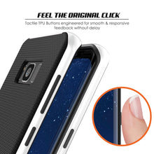 Load image into Gallery viewer, Galaxy S8 Case, PunkCase [Stealth Series] Hybrid 3-Piece Shockproof Dual Layer Cover [Non-Slip] [Soft TPU + PC Bumper] with PUNKSHIELD Screen Protector for Samsung S8 Edge [White] (Color in image: Grey)

