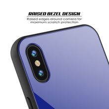 Cargar imagen en el visor de la galería, iPhone X Case, Punkcase GlassShield Ultra Thin Protective 9H Full Body Tempered Glass Cover W/ Drop Protection &amp; Non Slip Grip for Apple iPhone 10 [Blue] (Color in image: Red)
