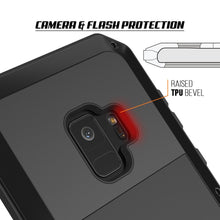 Cargar imagen en el visor de la galería, Galaxy S9 Metal Case, Heavy Duty Military Grade Rugged Armor Cover [shock proof] Hybrid Full Body Hard Aluminum &amp; TPU Design [non slip] W/ Prime Drop Protection for Samsung Galaxy S9 [Black] (Color in image: Neon)
