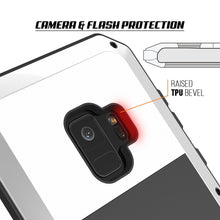 Cargar imagen en el visor de la galería, Galaxy S9 Metal Case, Heavy Duty Military Grade Rugged Armor Cover [shock proof] Hybrid Full Body Hard Aluminum &amp; TPU Design [non slip] W/ Prime Drop Protection for Samsung Galaxy S9 [White] (Color in image: Silver)
