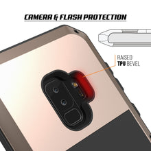 Cargar imagen en el visor de la galería, Galaxy S9 Plus Metal Case, Heavy Duty Military Grade Rugged Armor Cover [shock proof] Hybrid Full Body Hard Aluminum &amp; TPU Design [non slip] W/ Prime Drop Protection for Samsung Galaxy S9 Plus [Gold] (Color in image: Neon)
