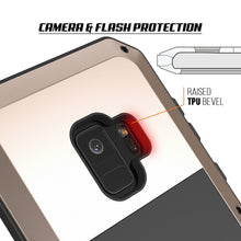 Cargar imagen en el visor de la galería, Galaxy S9 Metal Case, Heavy Duty Military Grade Rugged Armor Cover [shock proof] Hybrid Full Body Hard Aluminum &amp; TPU Design [non slip] W/ Prime Drop Protection for Samsung Galaxy S9 [Gold] (Color in image: White)

