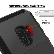 Cargar imagen en el visor de la galería, Galaxy S9 Plus Metal Case, Heavy Duty Military Grade Rugged Armor Cover [shock proof] Hybrid Full Body Hard Aluminum &amp; TPU Design [non slip] W/ Prime Drop Protection for Samsung Galaxy S9 Plus [Black] (Color in image: Neon)
