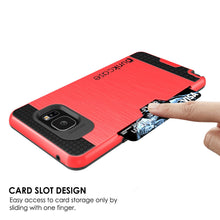 Cargar imagen en el visor de la galería, Galaxy Note 5 Case PunkCase SLOT Red Series Slim Armor Soft Cover Case w/ Tempered Glass (Color in image: Gold)

