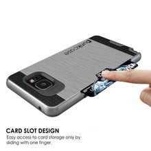 Cargar imagen en el visor de la galería, Galaxy Note 5 Case PunkCase SLOT Grey Series Slim Armor Soft Cover Case w/ Tempered Glass (Color in image: Gold)
