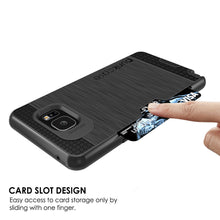 Cargar imagen en el visor de la galería, Galaxy Note 5 Case PunkCase SLOT Black Series Slim Armor Soft Cover Case w/ Tempered Glass (Color in image: Gold)
