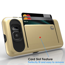 Load image into Gallery viewer, Galaxy s6 Case PunkCase CLUTCH Gold Series Slim Armor Soft Cover Case w/ Tempered Glass (Color in image: Grey)
