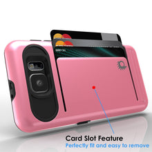 Load image into Gallery viewer, Galaxy S6 EDGE Case PunkCase CLUTCH Pink Series Slim Armor Soft Cover Case w/ Screen Protector (Color in image: Black)
