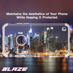 iPhone SE (4.7") Case, Punkcase [BLAZE SERIES] Protective Cover W/ PunkShield Screen Protector [Shockproof] [Slim Fit] for Apple iPhone [Silver] (Color in image: Red)