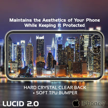 Load image into Gallery viewer, iPhone 7 Case Punkcase® LUCID 2.0 Black Series w/ PUNK SHIELD Screen Protector | Ultra Fit (Color in image: light blue)
