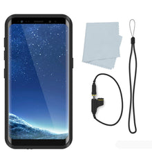 Load image into Gallery viewer, Galaxy S8 Plus Waterproof Case PunkCase StudStar Clear Thin 6.6ft Underwater IP68 Shock/Snow Proof (Color in image: light green)

