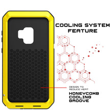 Cargar imagen en el visor de la galería, Galaxy S9 Metal Case, Heavy Duty Military Grade Rugged Armor Cover [shock proof] Hybrid Full Body Hard Aluminum &amp; TPU Design [non slip] W/ Prime Drop Protection for Samsung Galaxy S9 [Neon] (Color in image: Gold)

