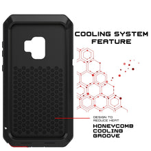 Cargar imagen en el visor de la galería, Galaxy S9 Metal Case, Heavy Duty Military Grade Rugged Armor Cover [shock proof] Hybrid Full Body Hard Aluminum &amp; TPU Design [non slip] W/ Prime Drop Protection for Samsung Galaxy S9 [Black] (Color in image: White)
