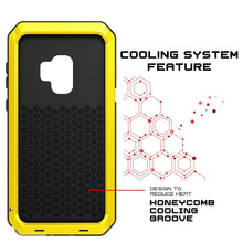 Cargar imagen en el visor de la galería, Galaxy S9 Plus Metal Case, Heavy Duty Military Grade Rugged Armor Cover [shock proof] Hybrid Full Body Hard Aluminum &amp; TPU Design [non slip] W/ Prime Drop Protection for Samsung Galaxy S9 Plus [Neon] (Color in image: White)
