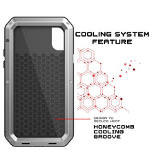 Cargar imagen en el visor de la galería, iPhone X Metal Case, Heavy Duty Military Grade Rugged Armor Cover [shock proof] Hybrid Full Body Hard Aluminum &amp; TPU Design (Color in image: Neon)
