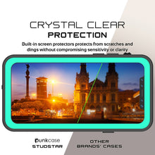 Cargar imagen en el visor de la galería, iPhone X Waterproof IP68 Case, Punkcase [Teal] [StudStar Series] [Slim Fit] [Dirtproof] (Color in image: black)
