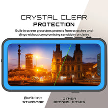 Cargar imagen en el visor de la galería, iPhone X Waterproof IP68 Case, Punkcase [Light blue] [StudStar Series] [Slim Fit] [Dirtproof] (Color in image: Clear.)
