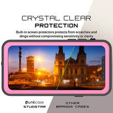 Cargar imagen en el visor de la galería, iPhone X Waterproof IP68 Case, Punkcase [Pink] [StudStar Series] [Slim Fit] [Dirtproof] (Color in image: black)
