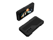 Load image into Gallery viewer, Funda de metal Galaxy Z Fold4, cubierta armadura de grado militar resistente, cuerpo completo duro [Neón]
