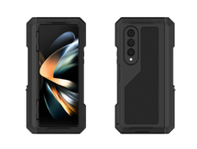 Load image into Gallery viewer, Funda de metal Galaxy Z Fold4, cubierta armadura de grado militar resistente, cuerpo completo duro [Neón]
