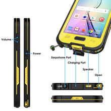 Cargar imagen en el visor de la galería, Galaxy S6 Waterproof Case Punkcase SpikeStar Yellow Water/Shock/Dirt/Snow Proof | Lifetime Warranty (Color in image: teal)
