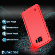 Load image into Gallery viewer, Galaxy S6 Waterproof Case PunkCase StudStar Red Thin 6.6ft Underwater IP68 Shock/Dirt/Snow Proof (Color in image: teal)
