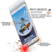Cargar imagen en el visor de la galería, Note 7 Case Punkcase® LUCID 2.0 Crystal Black Series w/ PUNK SHIELD Screen Protector | Ultra Fit (Color in image: teal)
