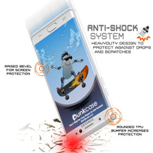 Cargar imagen en el visor de la galería, Note 7 Case Punkcase® LUCID 2.0 White Series w/ PUNK SHIELD Screen Protector | Ultra Fit (Color in image: light blue)
