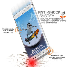 Cargar imagen en el visor de la galería, Note 7 Case Punkcase® LUCID 2.0 Clear Series Series w/ PUNK SHIELD Screen Protector | Ultra Fit (Color in image: light blue)

