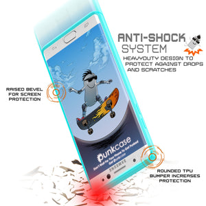 Note 7 Case Punkcase® LUCID 2.0 Teal Series w/ PUNK SHIELD Screen Protector | Ultra Fit (Color in image: pink)