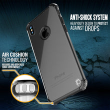 Cargar imagen en el visor de la galería, iPhone X Case, Punkcase [BLAZE SERIES] Protective Cover W/ PunkShield Screen Protector [Shockproof] [Slim Fit] for Apple iPhone 10 [Black] (Color in image: Rosegold)
