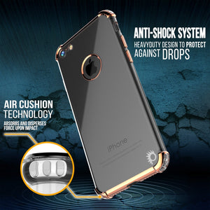 iPhone SE (4.7") Case, Punkcase [BLAZE SERIES] Protective Cover W/ PunkShield Screen Protector [Shockproof] [Slim Fit] for Apple iPhone [RoseGold] (Color in image: Silver)
