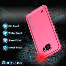 Load image into Gallery viewer, Galaxy S6 Waterproof Case PunkCase StudStar Pink Thin 6.6ft Underwater IP68 Shock/Dirt/Snow Proof (Color in image: teal)
