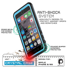 Cargar imagen en el visor de la galería, iPhone 6/6S Waterproof Case, PUNKcase CRYSTAL Light Blue  W/ Attached Screen Protector  | Warranty (Color in image: pink)
