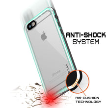Load image into Gallery viewer, Apple iPhone SE (4.7&quot;) Waterproof Case, PUNKcase CRYSTAL Teal W/ Attached Screen Protector  | Warranty (Color in image: Light Green)
