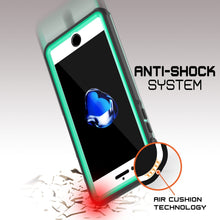 Cargar imagen en el visor de la galería, iPhone 8+ Plus Waterproof Case, PUNKcase CRYSTAL Teal W/ Attached Screen Protector  | Warranty (Color in image: white)
