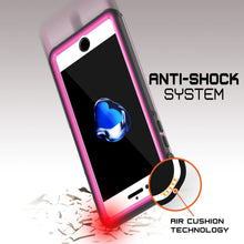 Cargar imagen en el visor de la galería, iPhone 8+ Plus Waterproof Case, PUNKcase CRYSTAL Pink W/ Attached Screen Protector  | Warranty (Color in image: white)
