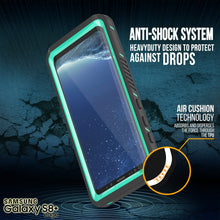 Cargar imagen en el visor de la galería, Galaxy S8 PLUS Waterproof Case, Punkcase [Extreme Series] [Slim Fit] [IP68 Certified] [Shockproof] [Snowproof] [Dirproof] Armor Cover W/ Built In Screen Protector for Samsung Galaxy S8+ [Teal] (Color in image: Red)

