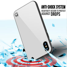 Cargar imagen en el visor de la galería, iPhone X Case, Punkcase GlassShield Ultra Thin Protective 9H Full Body Tempered Glass Cover W/ Drop Protection &amp; Non Slip Grip for Apple iPhone 10 [White] (Color in image: Blue)
