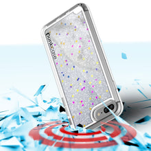 Cargar imagen en el visor de la galería, iPhone 8+ Plus Case, PunkCase LIQUID Silver Series, Protective Dual Layer Floating Glitter Cover (Color in image: green)
