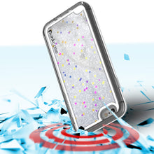 Load image into Gallery viewer, iPhone 7 Case, PunkCase LIQUID Silver Series, Protective Dual Layer Floating Glitter Cover (Color in image: teal)
